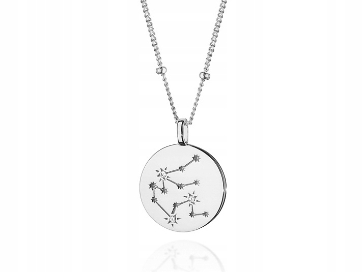 Stříbrný Náhrdelník 925 Zvěrokruh Vodník Souhvězdí
