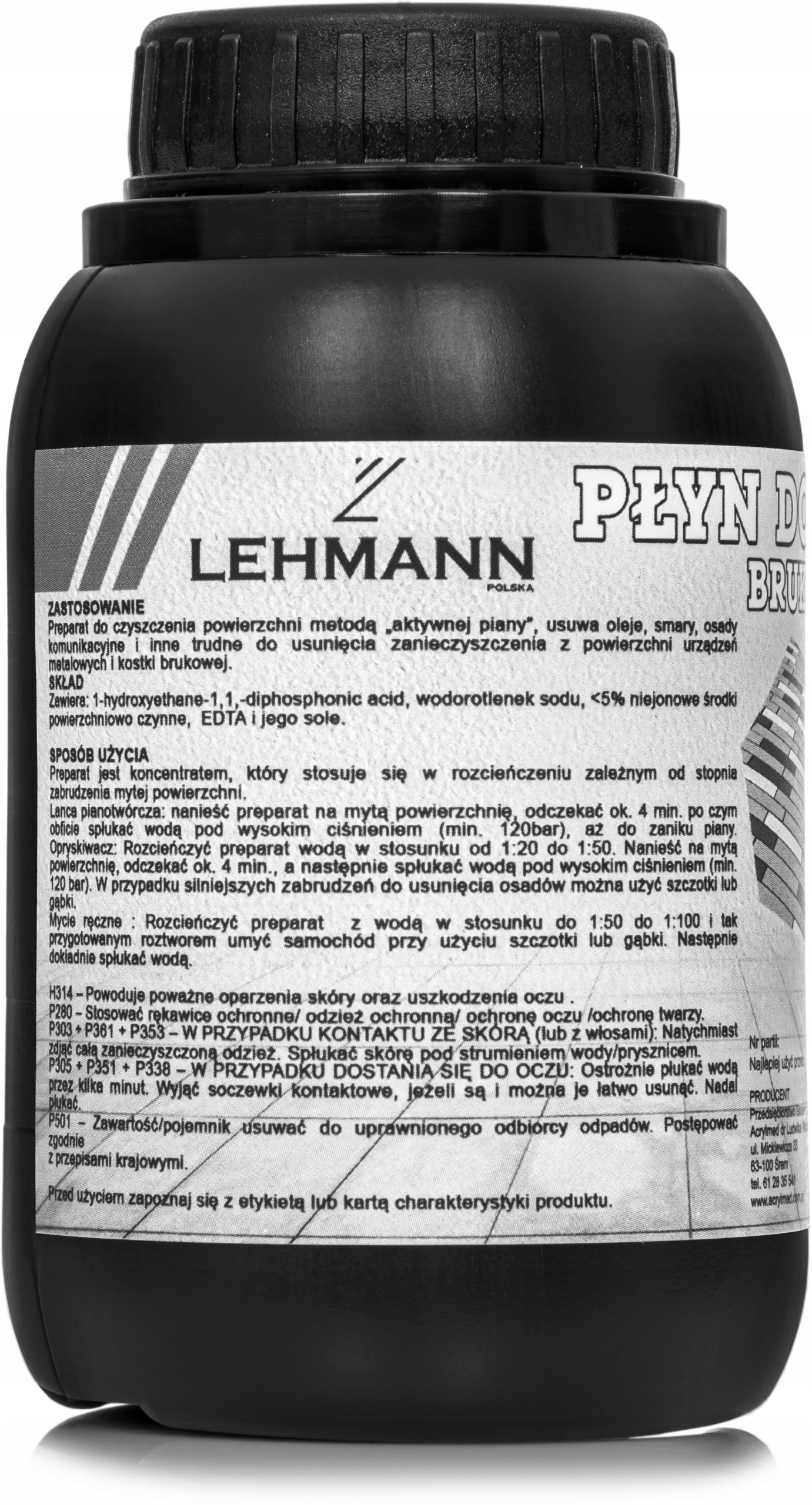 Aktywna Piana Do Mycia Samochodów Ciężarowych Kostki Brukowej Lehmann