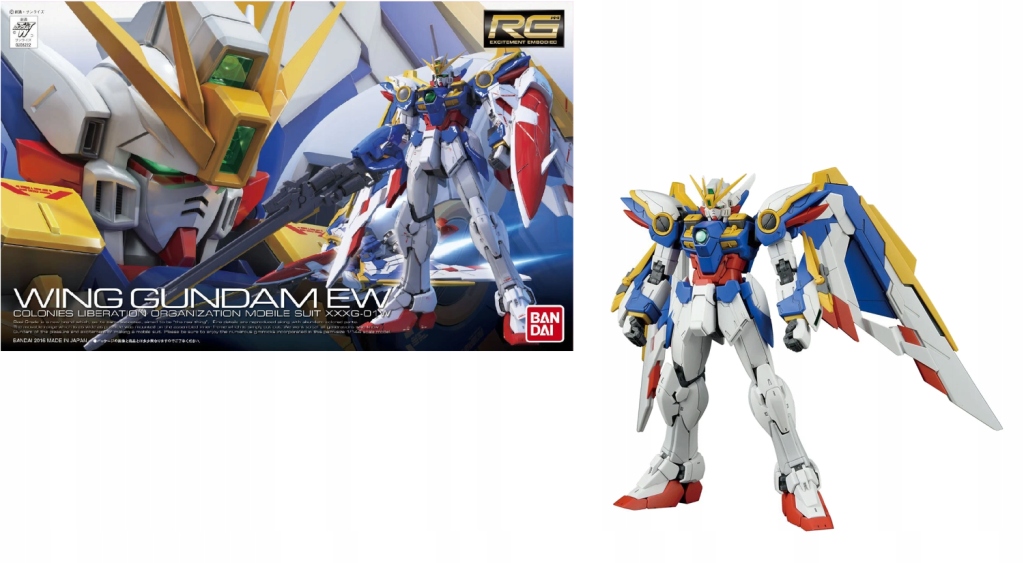 Gundam Rg 1/144 XXXG-01W Wing Gundam Ew Model Kit 13 cm