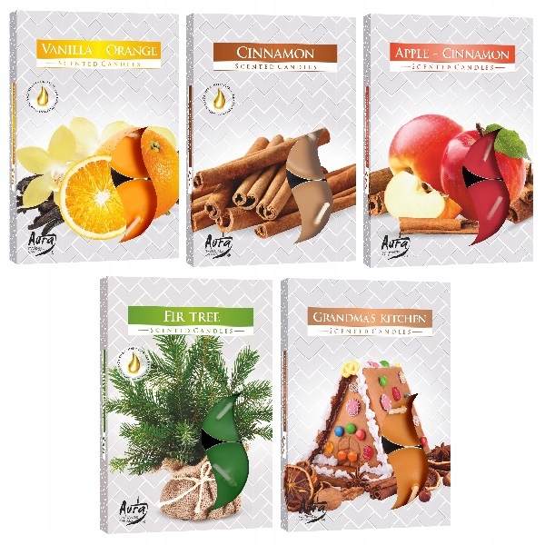 

Podgrzewacze Zapachowe Zestaw Świąteczny 4H 30szt