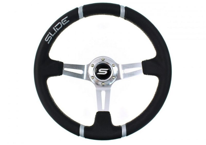 KIEROWNICA SPORTOWA SLIDE 350MM OFFSET 90MM SKORA Producent code PP KR 047