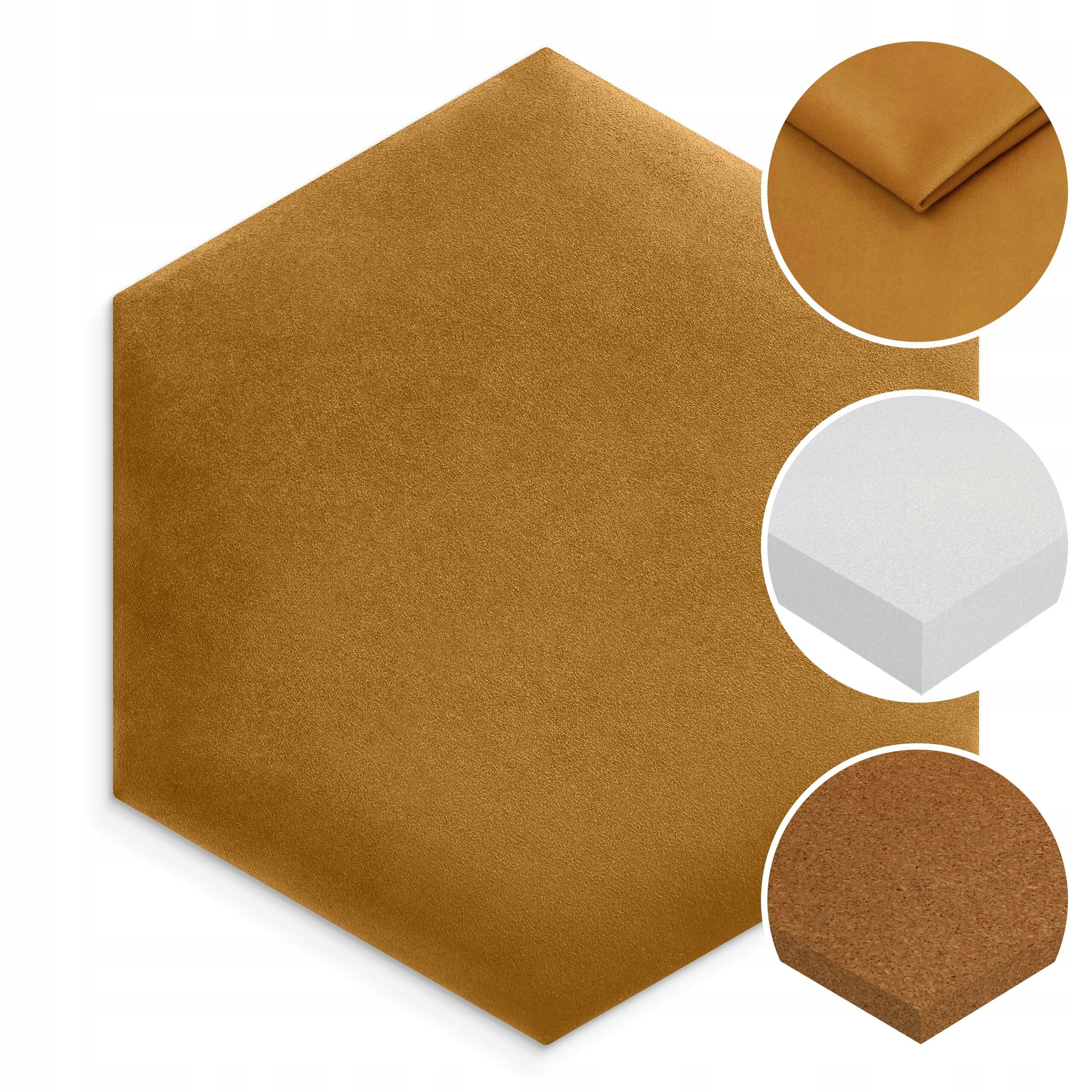 PANELE TAPICEROWANE PLASTER MIODU ŻÓŁTY 30x26 Stan opakowania oryginalne