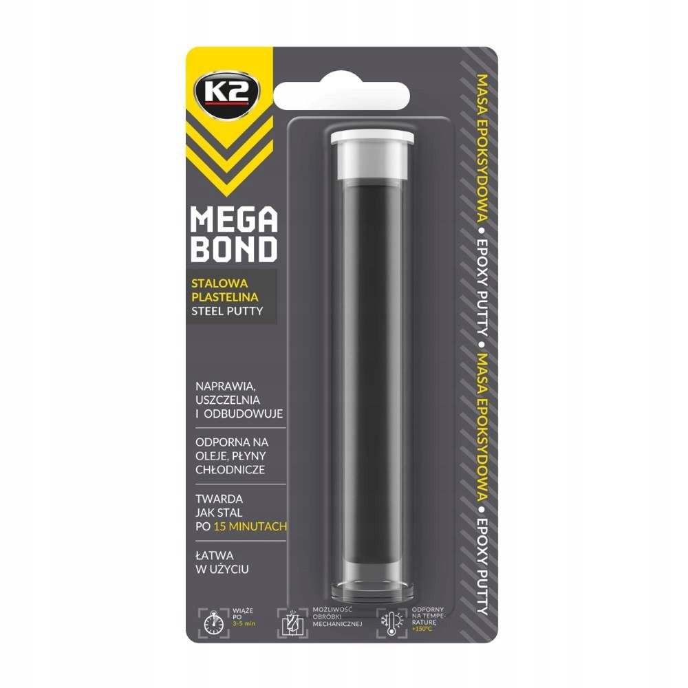 

K2 Bond Stalowa Plastelina Naprawcza 20g