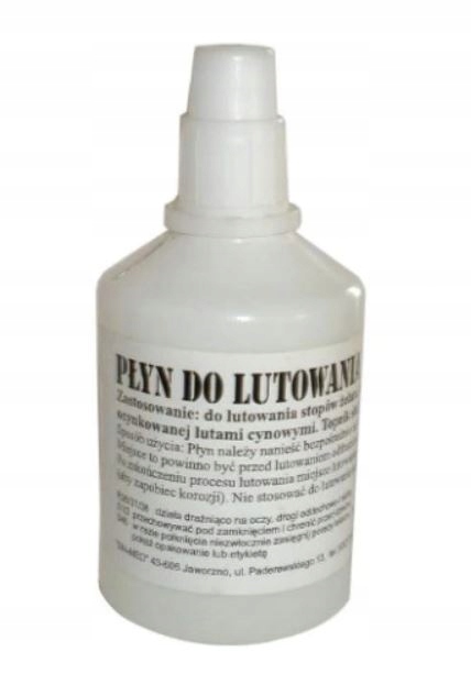 

Płyn Lutowniczy Miedź/ocynk Do Lutowania 100ML