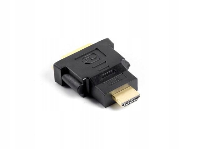 Adapter Lanberg AD-0014-BK Hdmi M DVI-I F kolor czarny