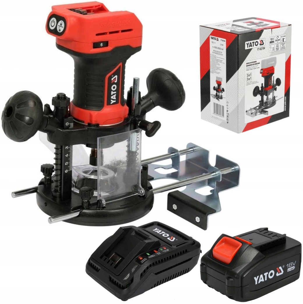 YATO FREZARKA GÓRNOWRZECIONOWA KRAWĘDZIOWA 18V 4Ah