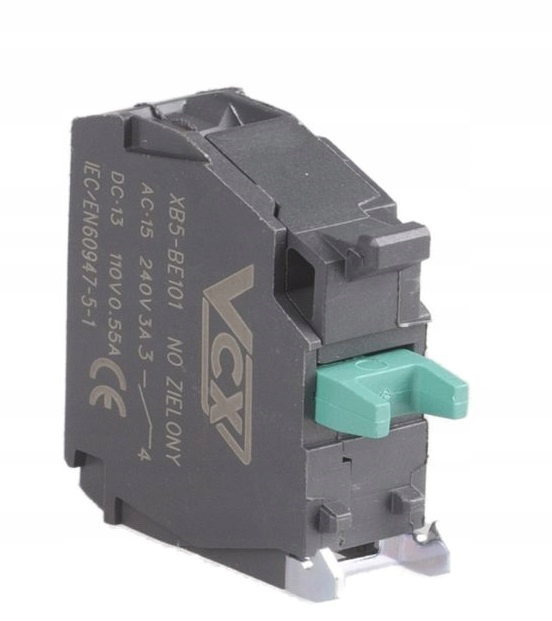

Styk Pomocniczy Zielony VCX XB5-BE101 1NO