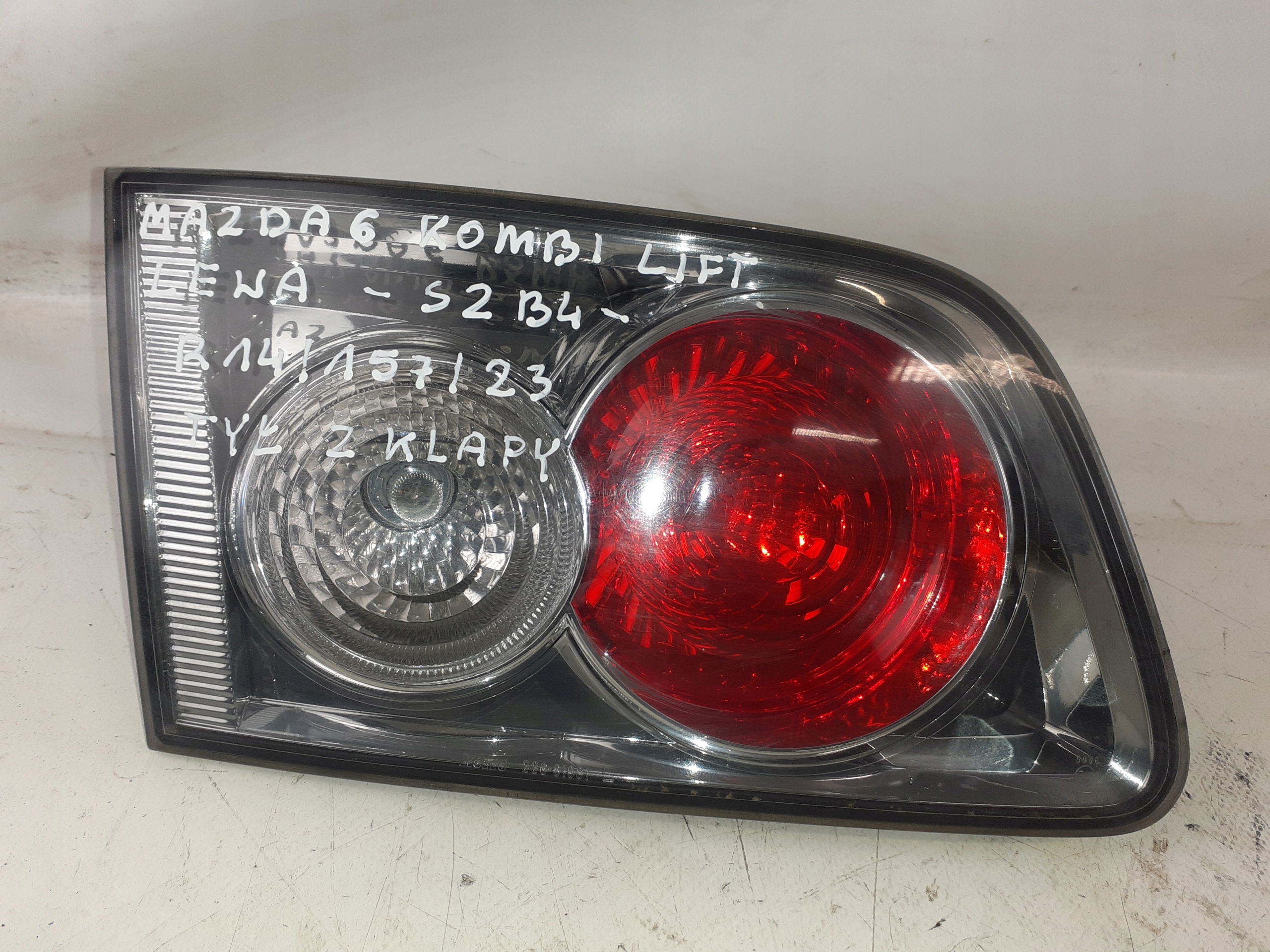 MAZDA 6 light left rear part left rear KOMBI trunk door