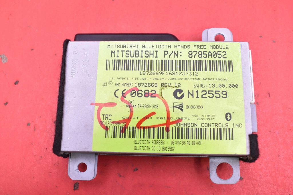 control unit module BLUETOOTH 8785A052 PEUGEOT 4008 1 and 12-17