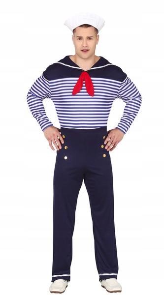 Kostým Námořník Kalhotek Kalhotky Tmavě Modrý M