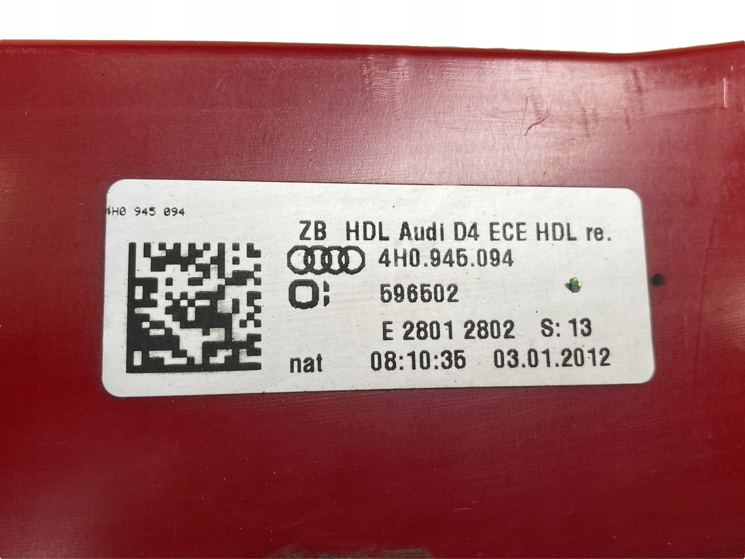 AUDI A8 4H D4 Licht rechts heck 4H0945094