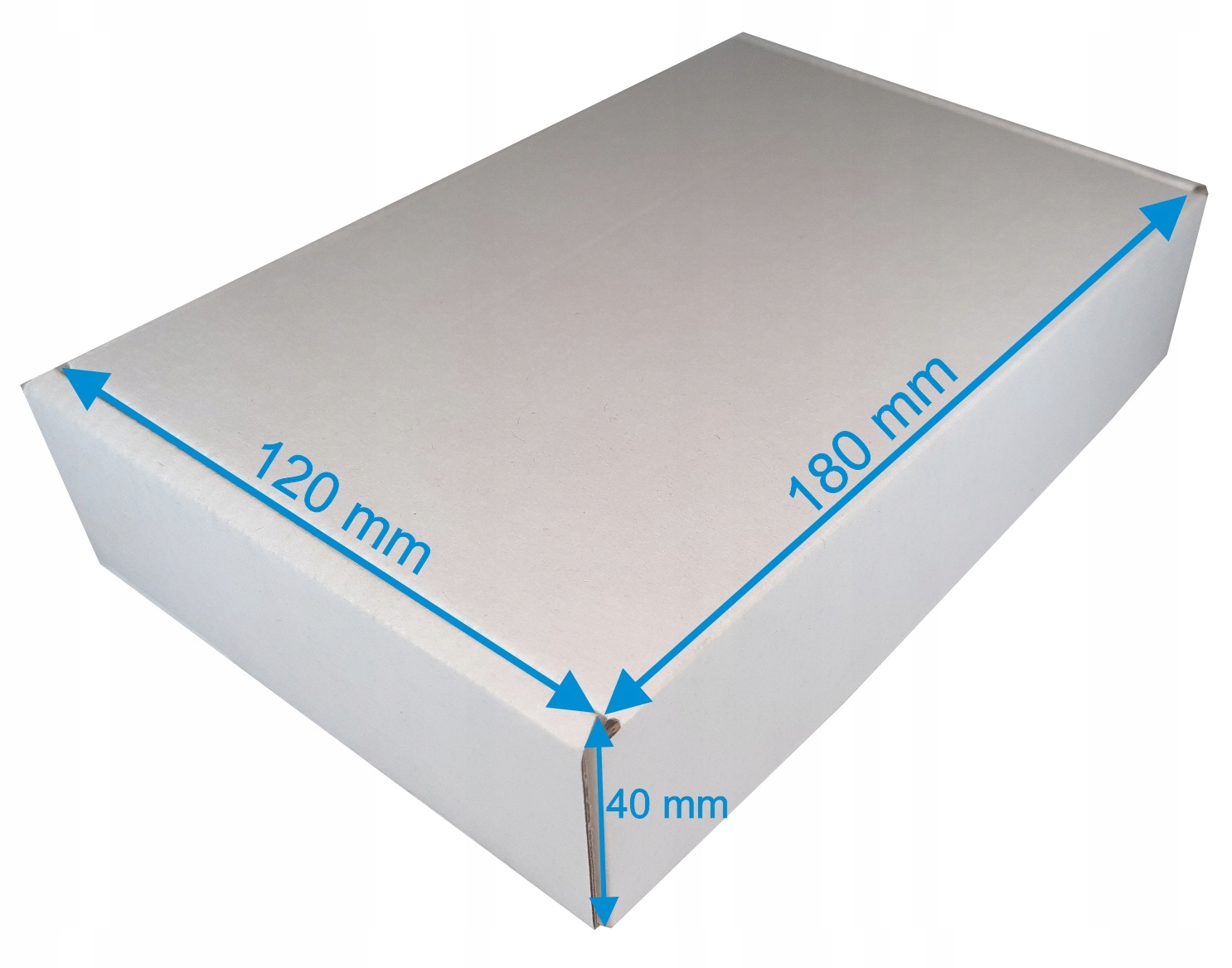 KARTON Fasonowy 180x120x40 PUDEŁKO kartonowe 40szt Długość zewnętrzna 18 cm