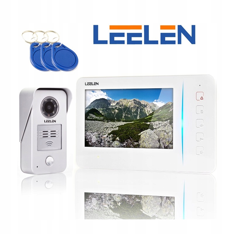 Videovrátnik 7 palcov JB305_N60w/No15nc+DIN+ 3x kľúčenka