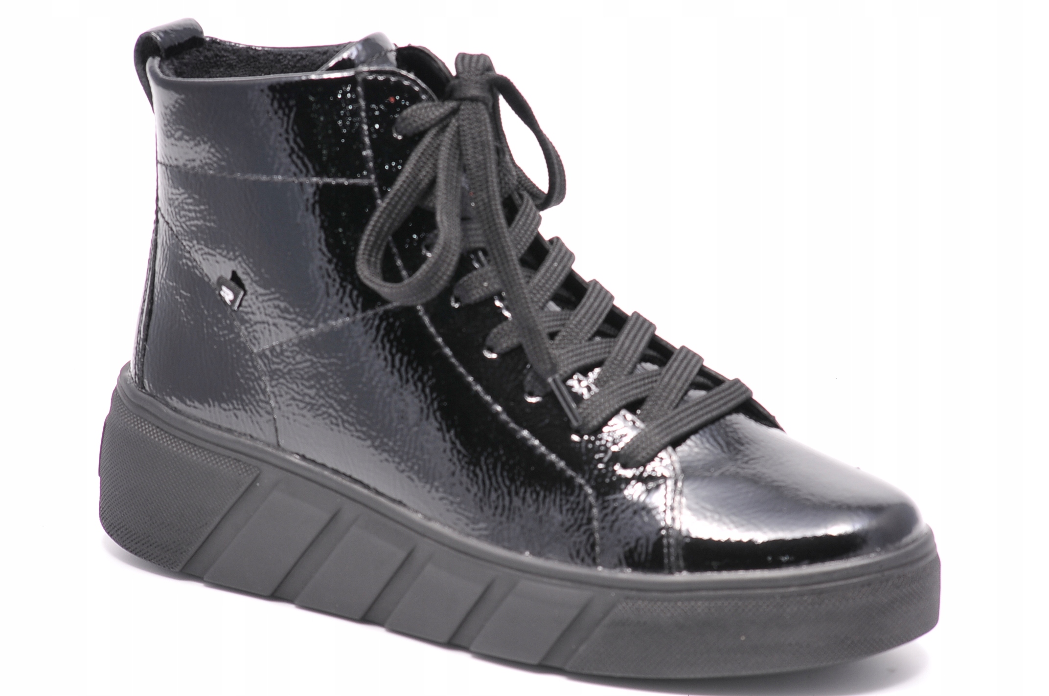 Černé kotníkové Kotníkové Boty Rieker W0561-01, Velikost 38