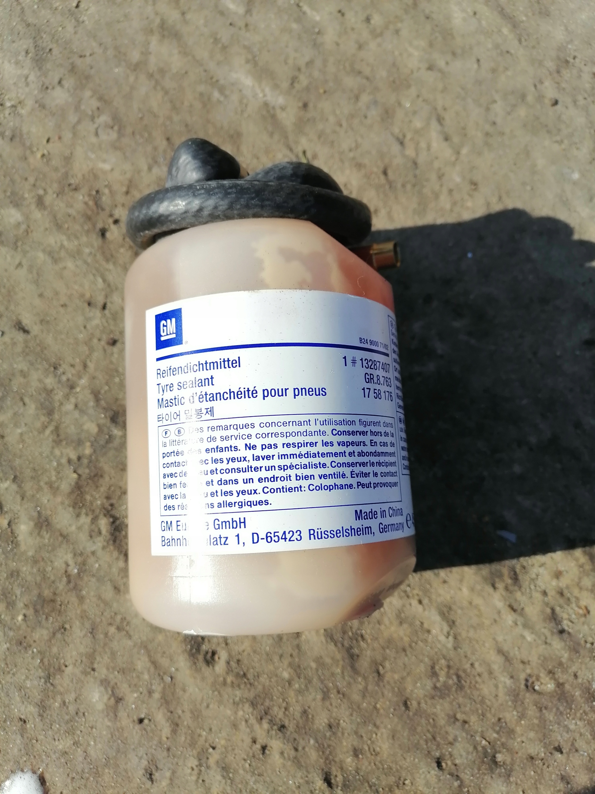 MERIVA B OPEL WHEEL REPAIR KIT КАРТРИДЖ 13287407