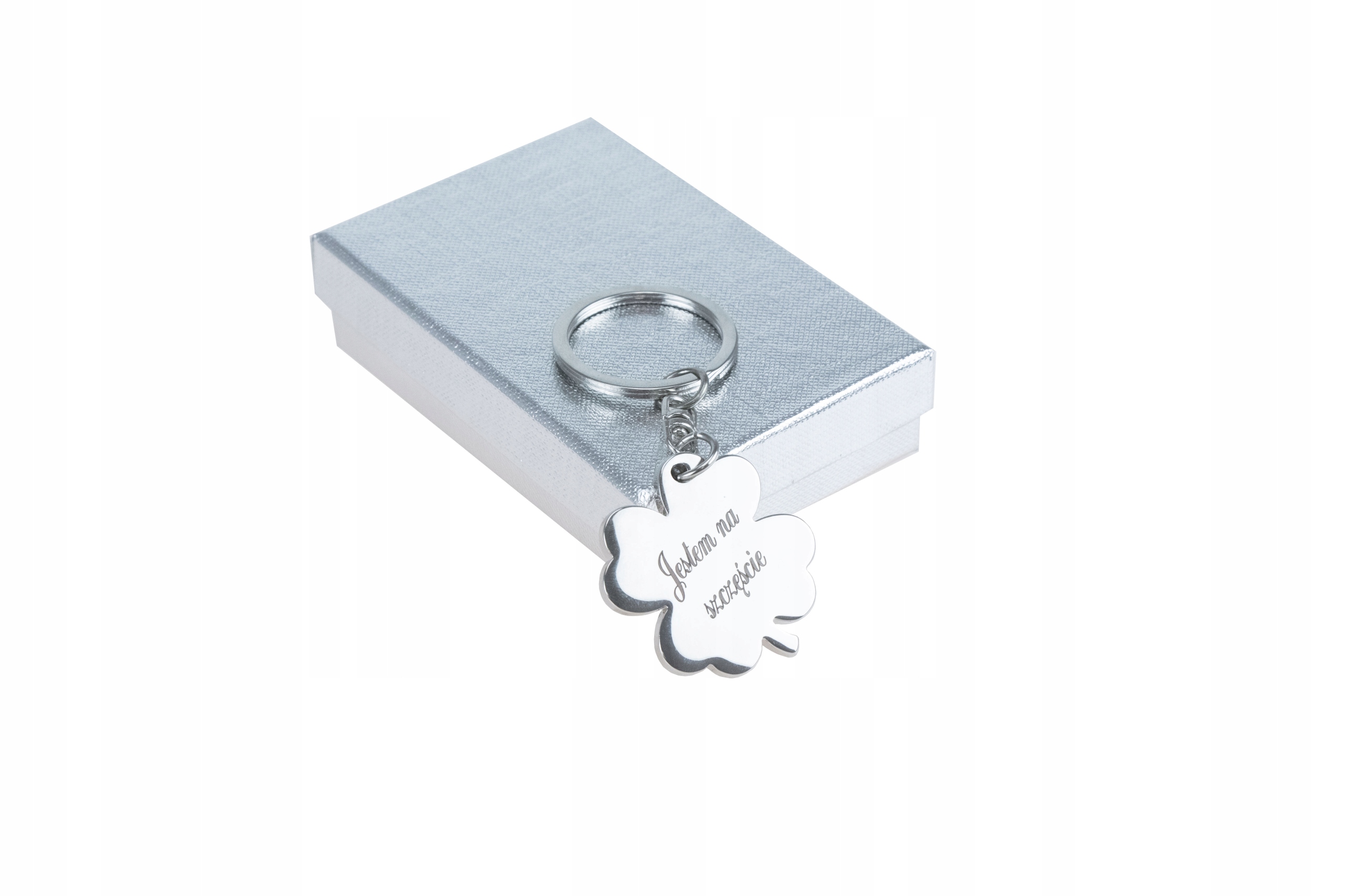 Brelok Koniczynka GRAWER Na Prezent breloczek