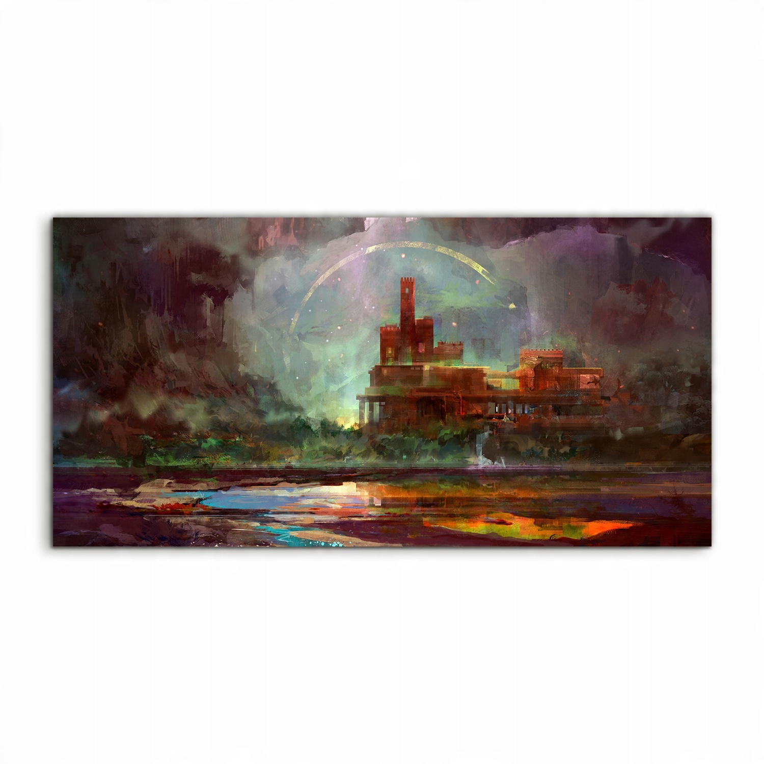 

Fotoobraz 100x50 z grafiką Fantasy Zamek Krajobraz