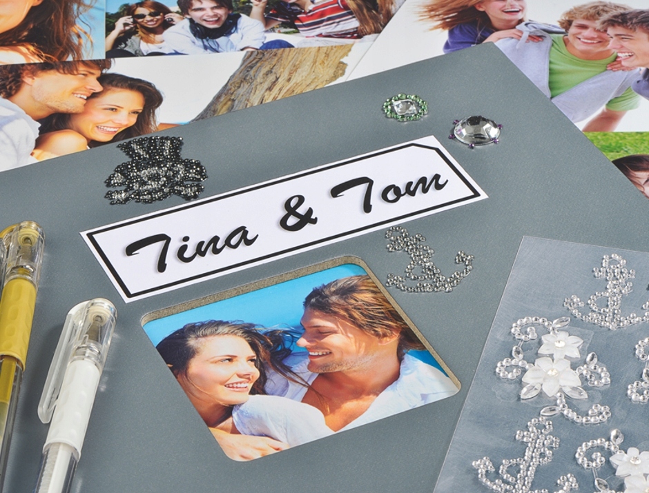 ALBUM na zdjęcia wklejane Hama FINE ART 36x32 / 50 spirala szary Model Fine Art