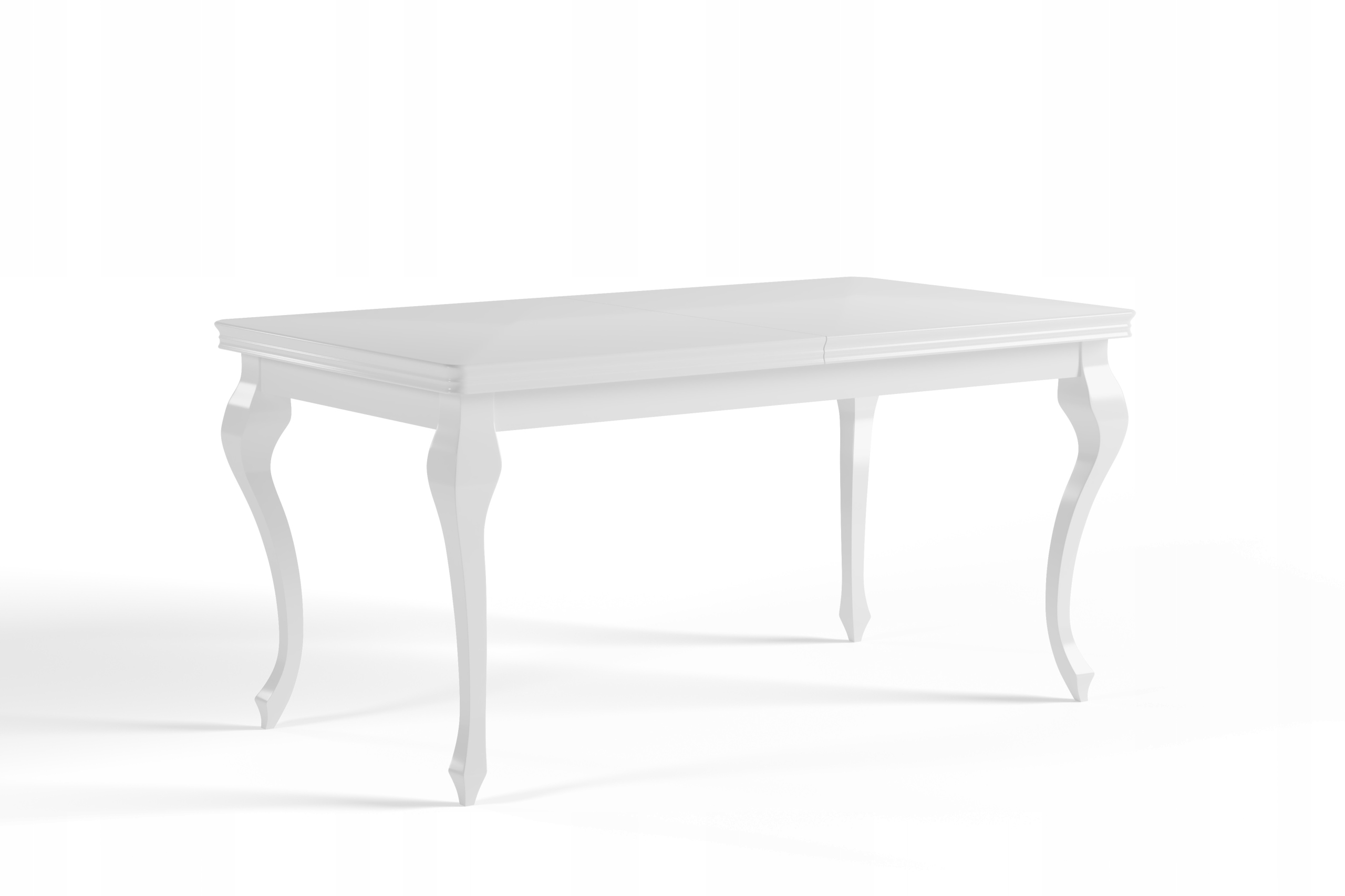 Stół 200/300 LUDWIK GLAMOUR BIAŁY POŁYSK DO SALONU Kod producenta LUDWIK 200/300