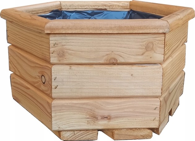 

Donica Drewniana Kwietnik 40 cm pinia