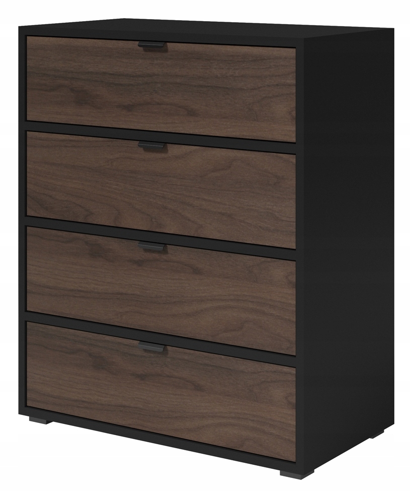 

Komoda (6) Moledo II czarny mat orzech