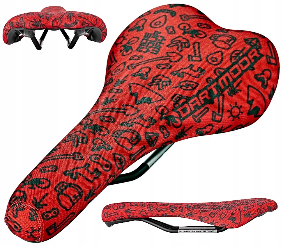 Siodełko rowerowe Dartmoor Primal red devil