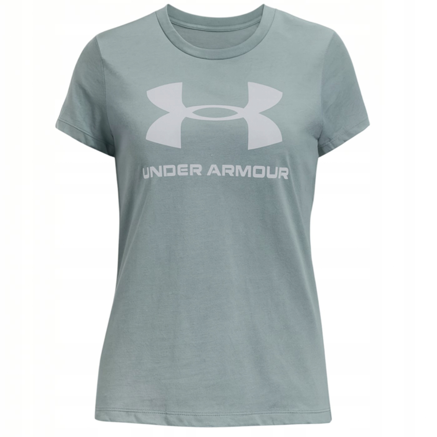 Koszulka Damska Under Armour Rival Logo Krótki Rękaw Zielona 1356305-348