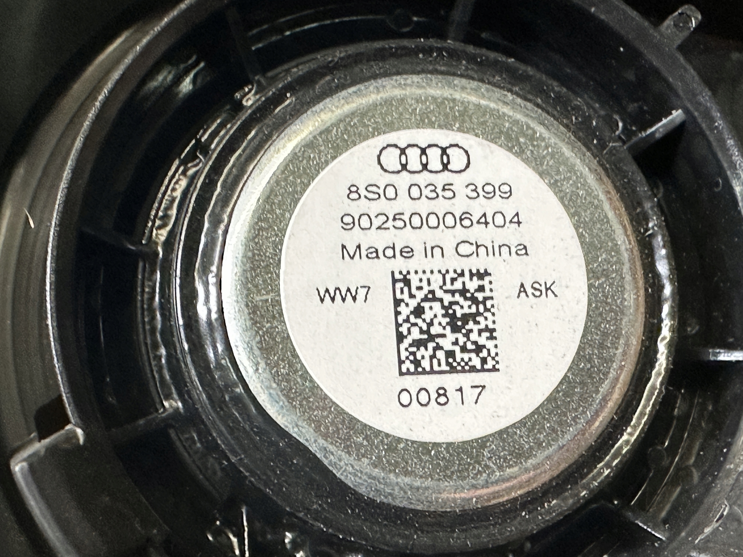 AUDI TT 8S speaker right 8S0035411A
