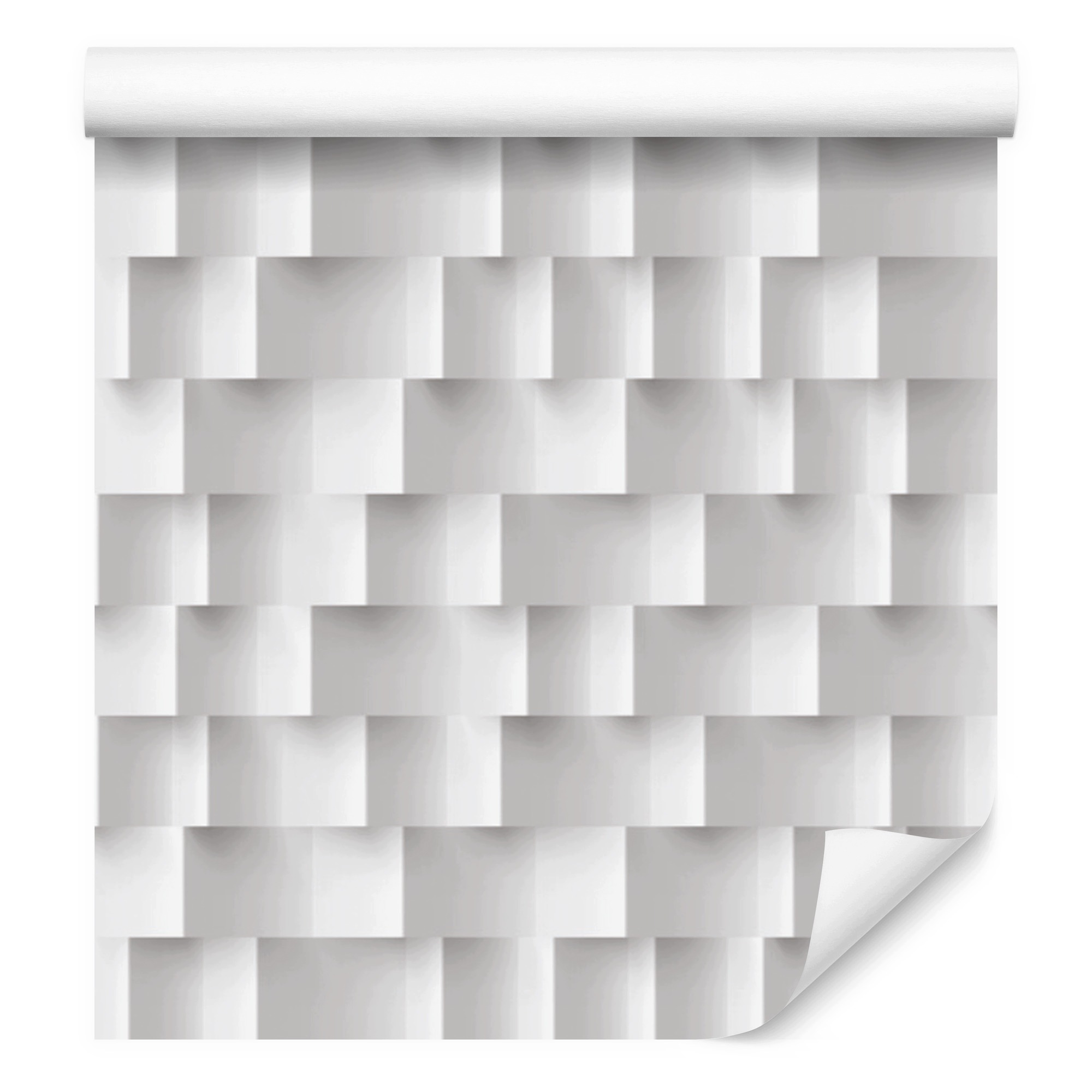 Moderní geometrický vzor s 3D efektem 50 x 1000 cm