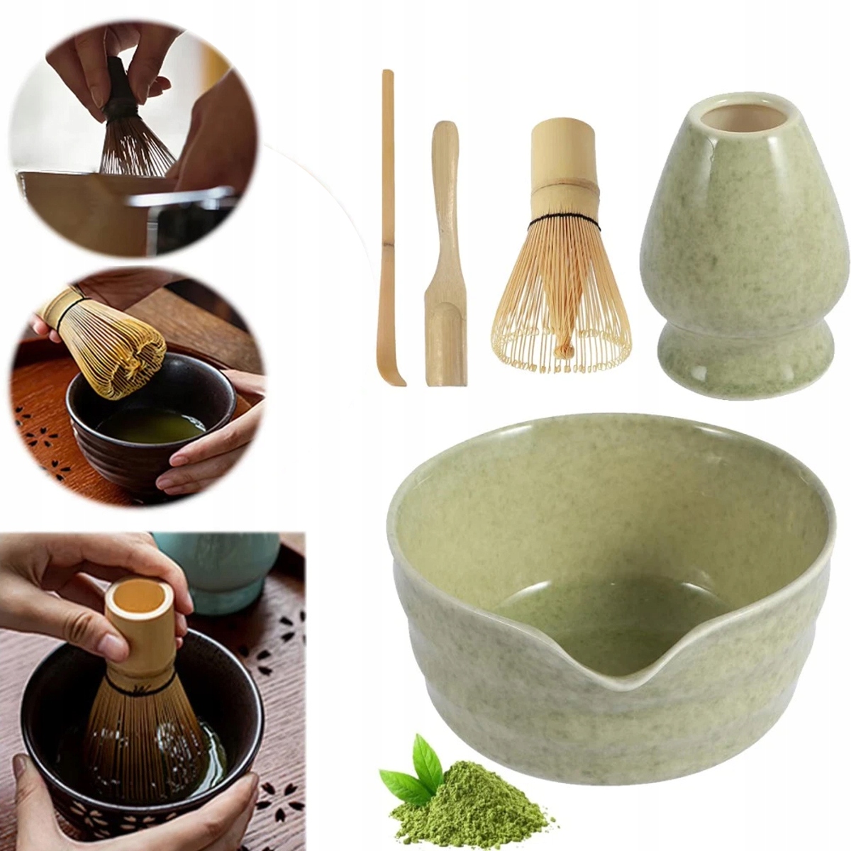 Levně Matcha Čaj Nástroj Sada Pro Míchání Matcha