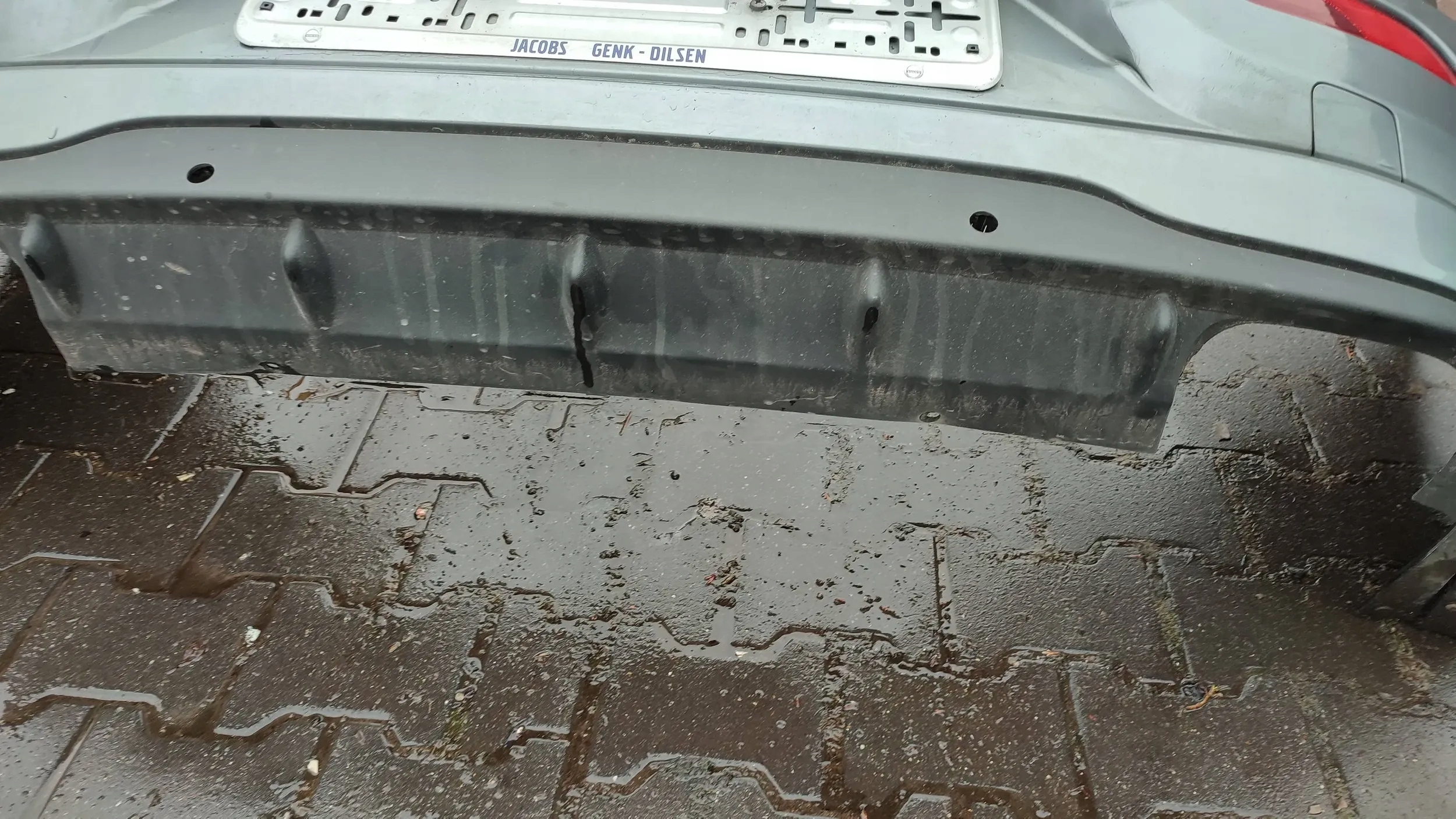 Volvo V40 2018 rear part bumper