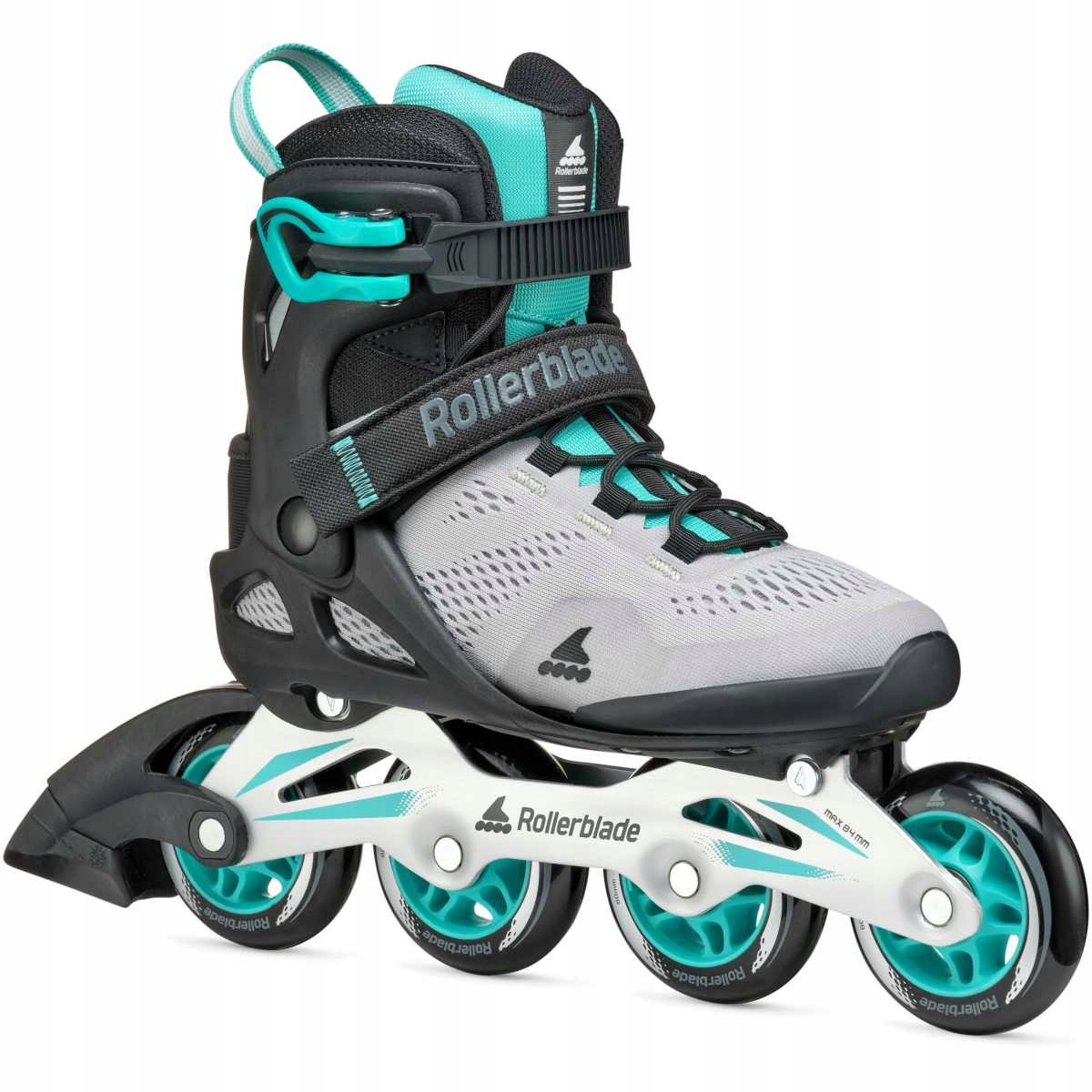 Kolečkové Brusle Rollerblade Macroblade 80 W Grey Teal Blue vel. 40.5/41