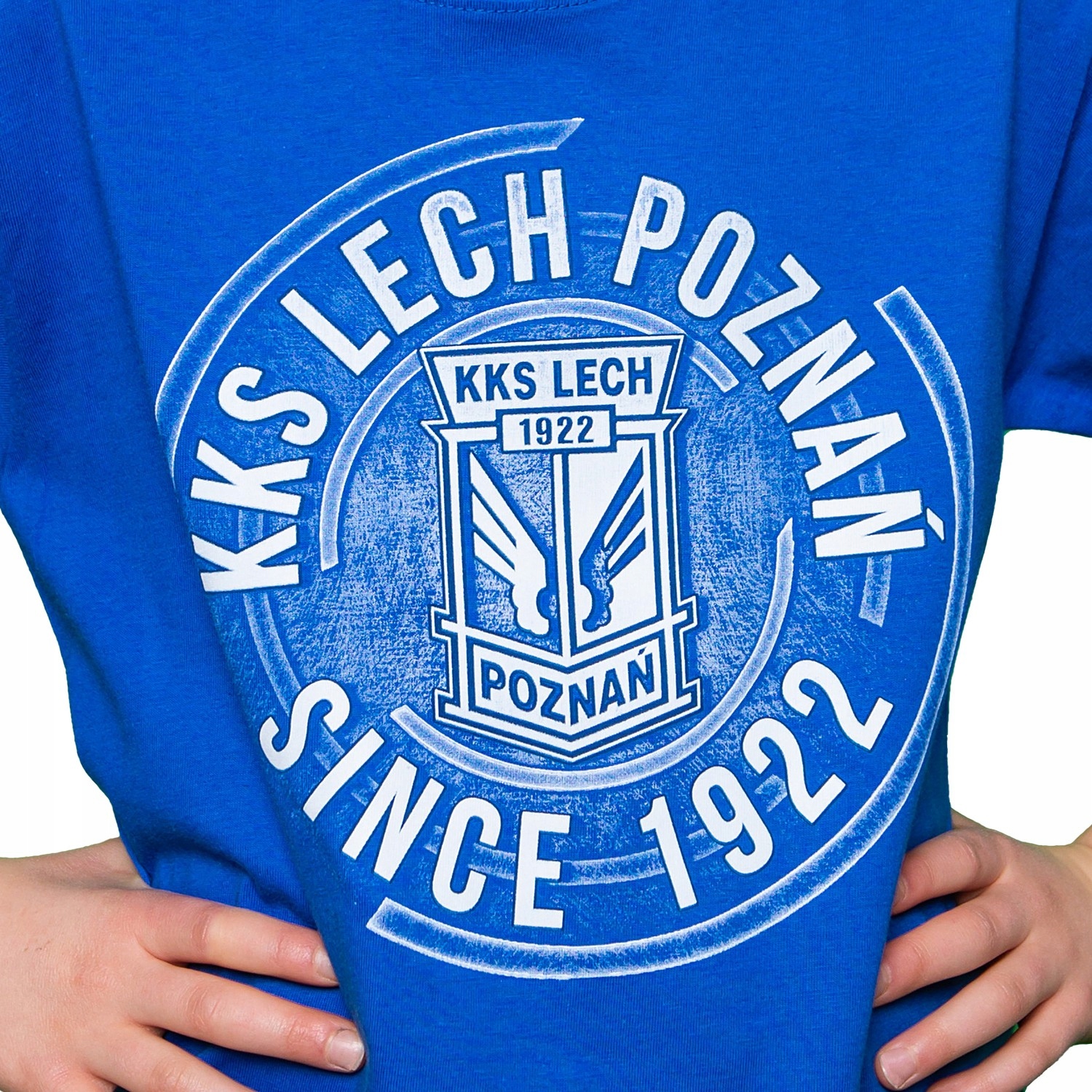 KOSZULKA DZIECIĘCA LECH POZNAŃ 1922 NIEBIESKA 116