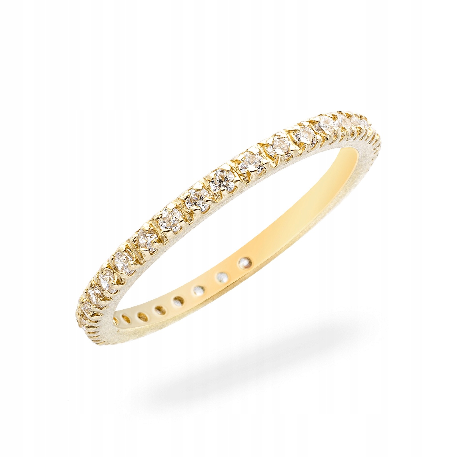 Zlatý zásnubní prstýnek 585 Lesklá Elega