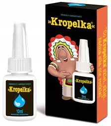 Klej błyskawiczny, uniwersalny wielkość profesjonalna Kropelka duża 10ml