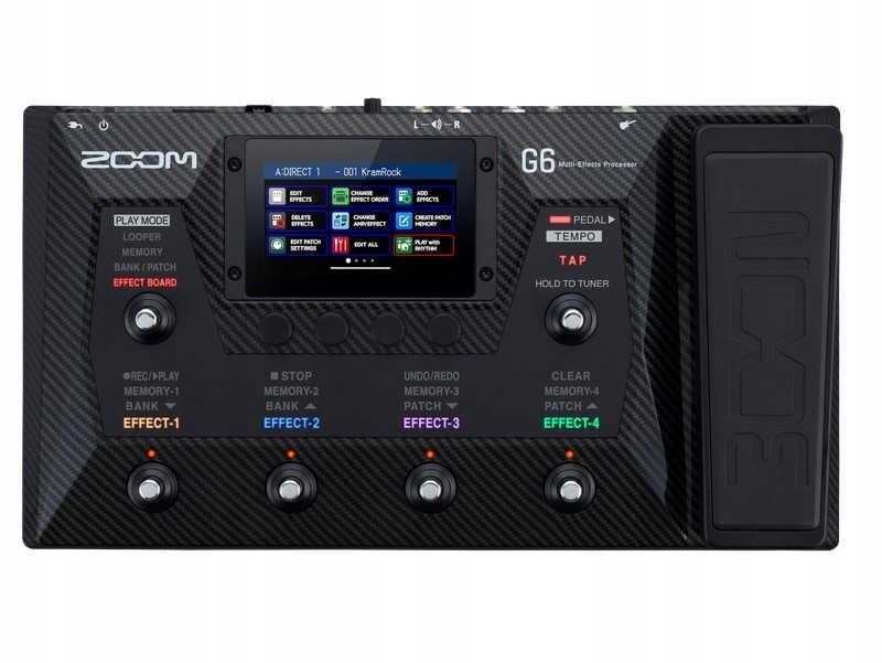Zoom G6 – Kytarový Multiefekt, Procesor Pro Kytaru