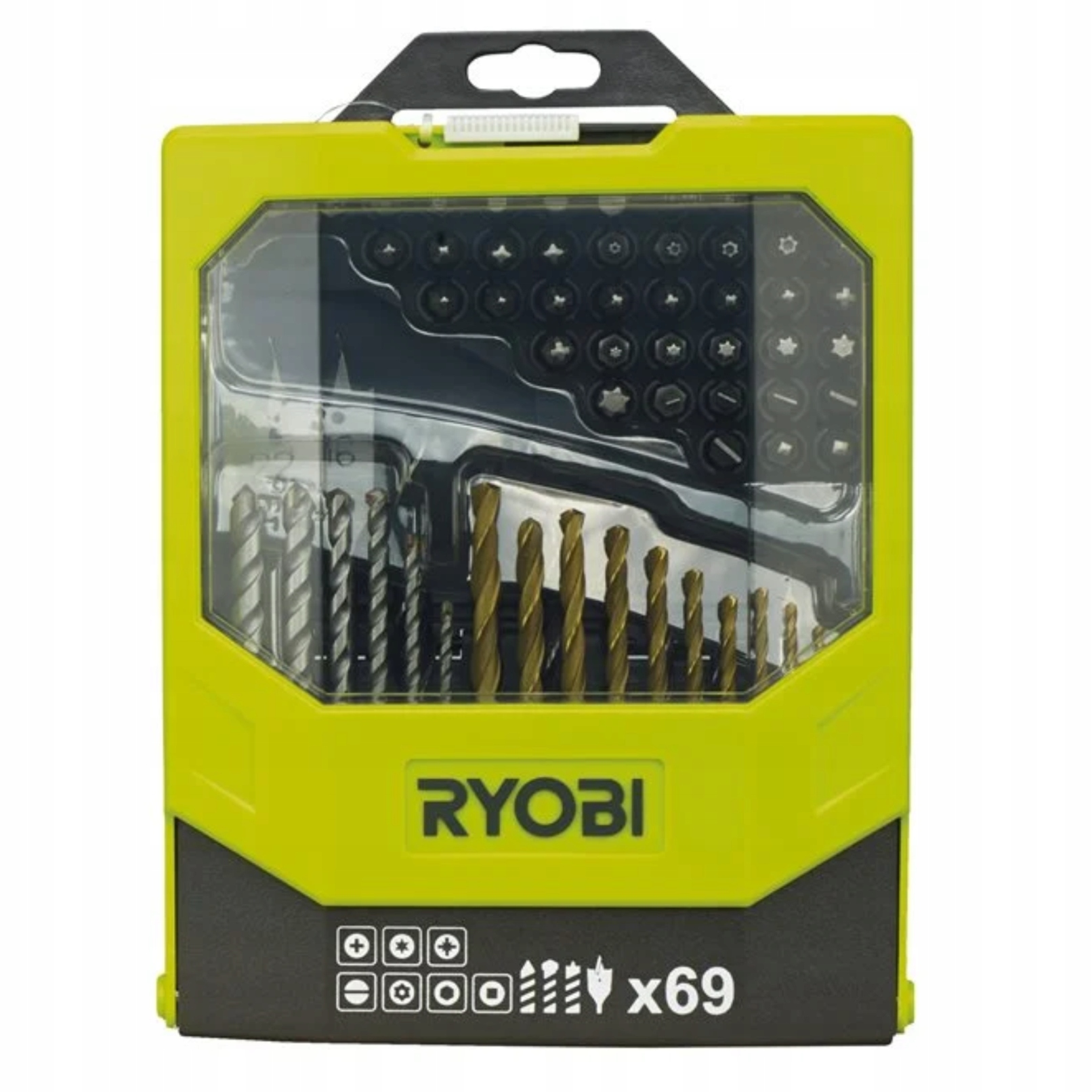 Ryobi sada vrtáků a bitů 69 ks RAK69MIX