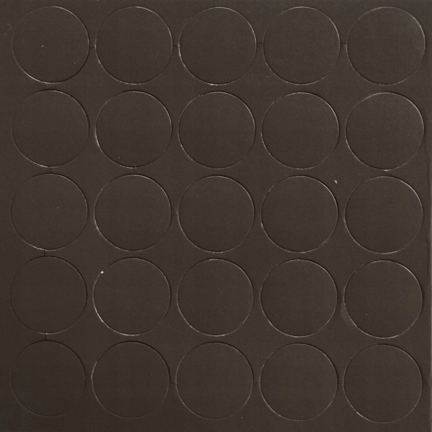 Maskovací Nábytkové Záslepky Pro Konfirmáty Samolepící Fi 14 mm Čokoládové