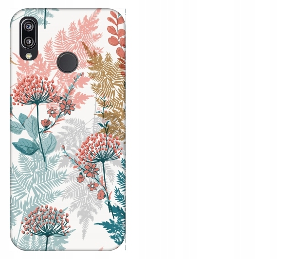 

Etui pokrowiec Huawei P20 Lite Floral kwiaty lisci
