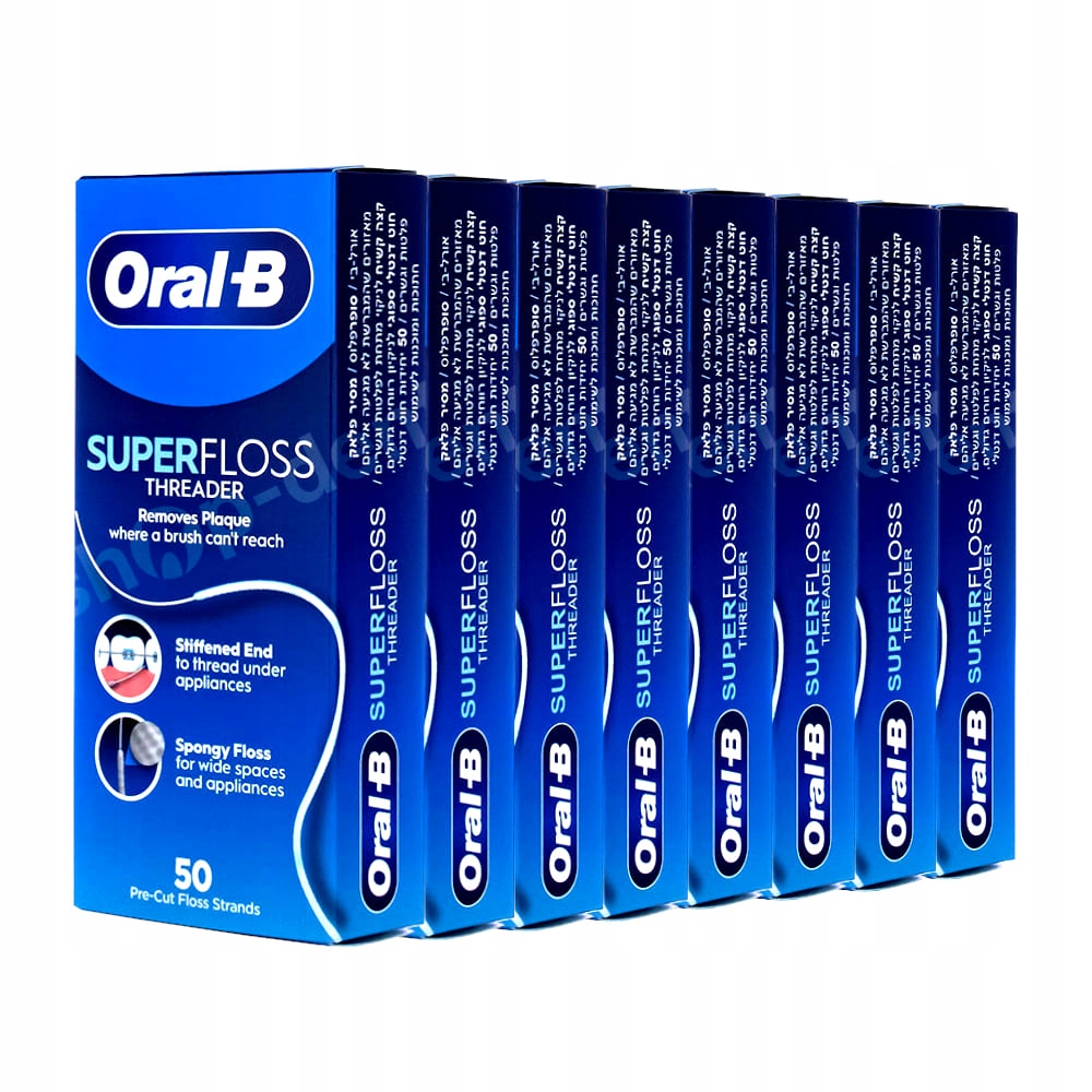 Oral B Floss 400szt wykałaczek nić dentystyczne czyste zęby i uśmiech