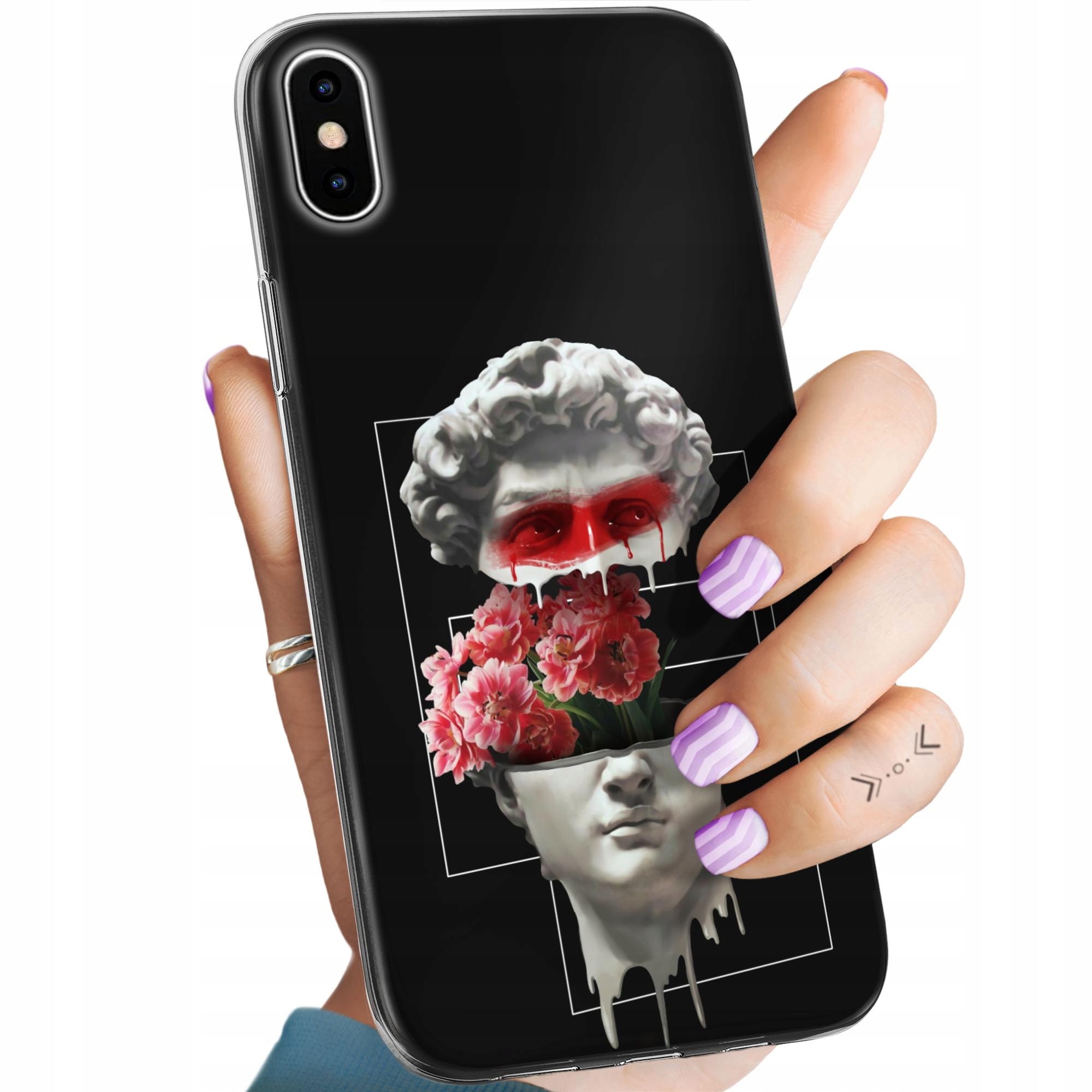 Etui Do Iphone Xs Max Klasyka Classic Rzeźba Obudowa Pokrowiec Case
