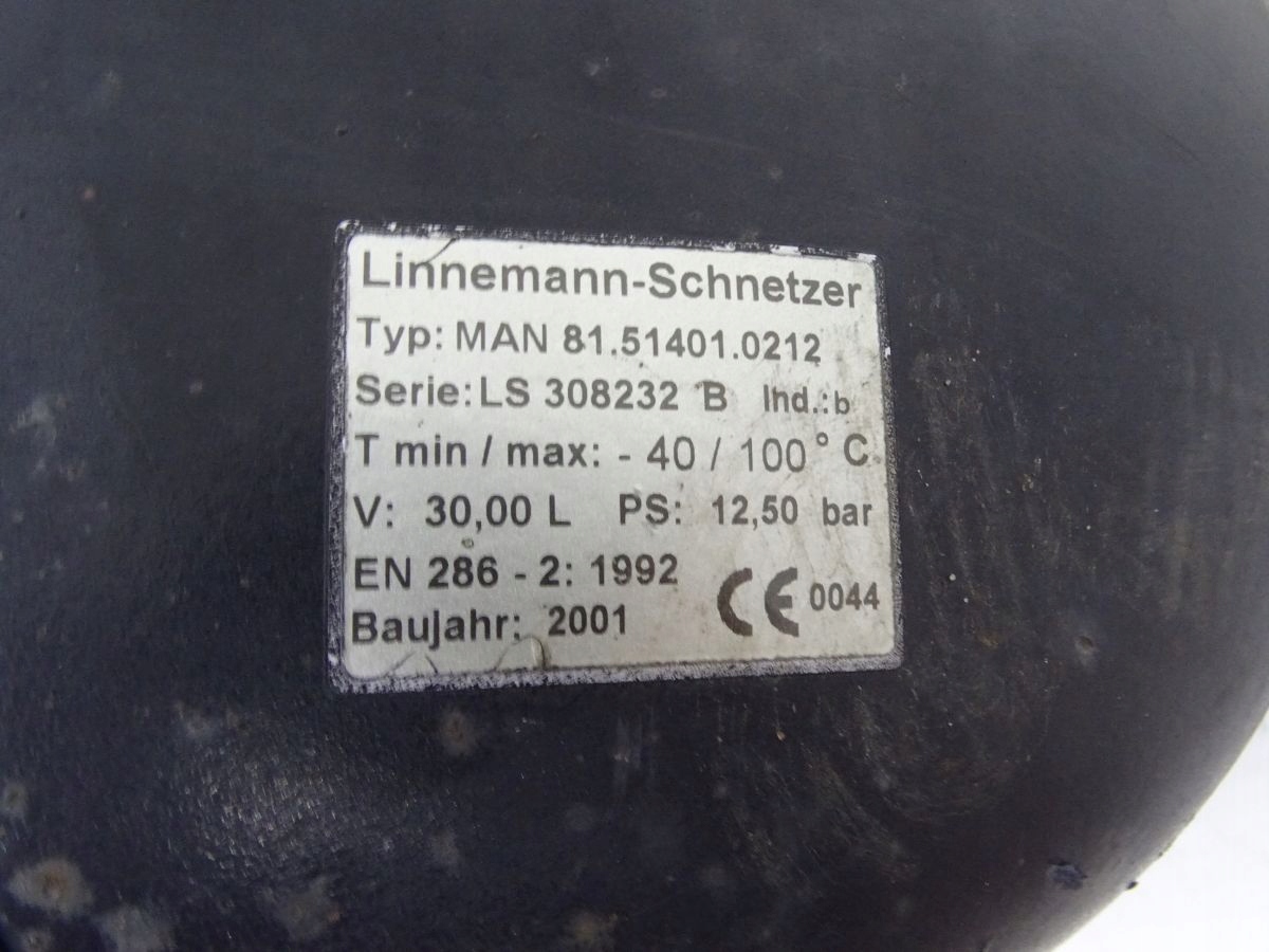 MAN L2000 LE 94 04 ZBIORNIK POWIETRZA 24CM 68CM 30 Car type Trucks