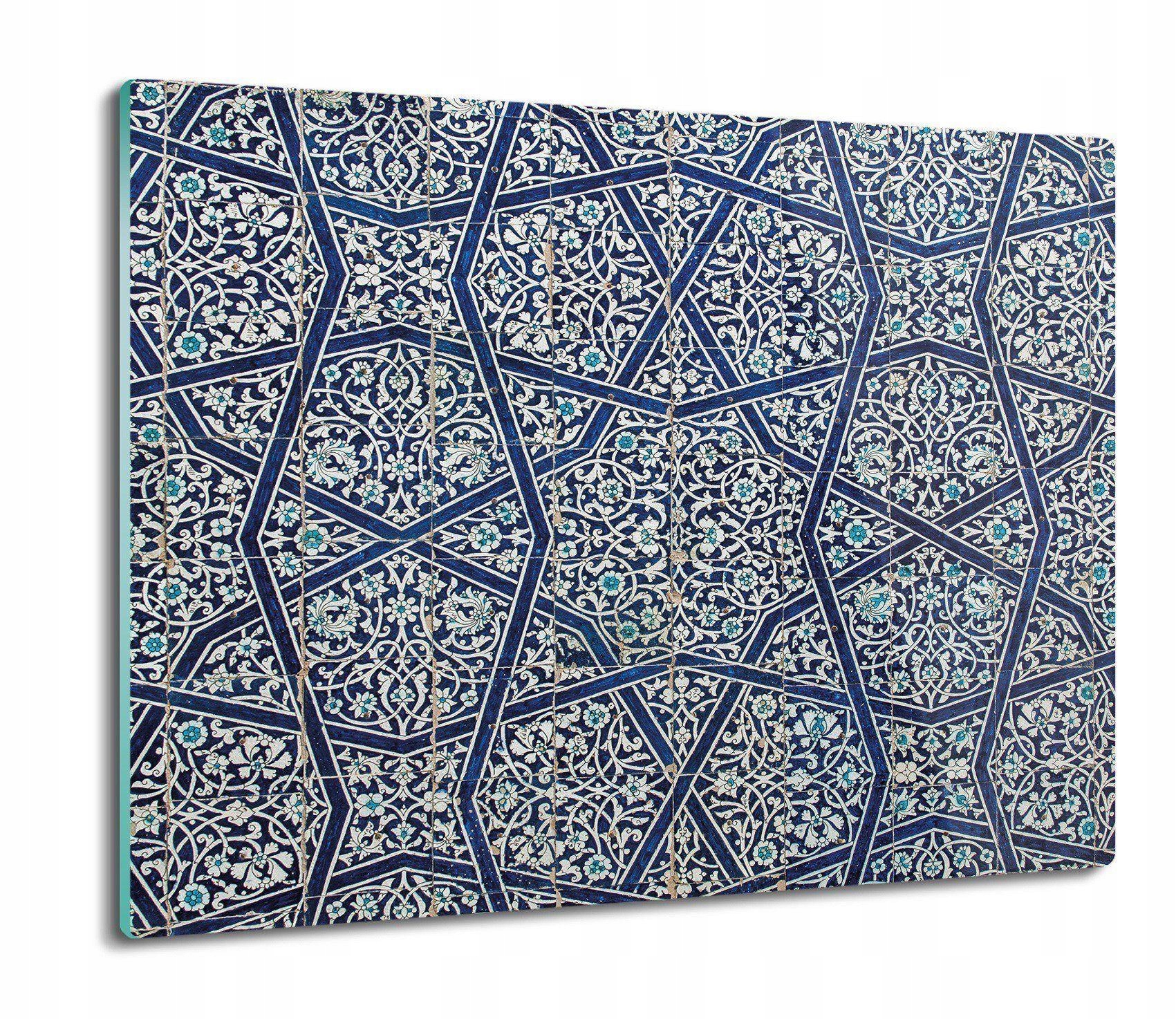 Deska na krájení Tvrzené Sklo do kuchyně 60x52 Mozaika ornament