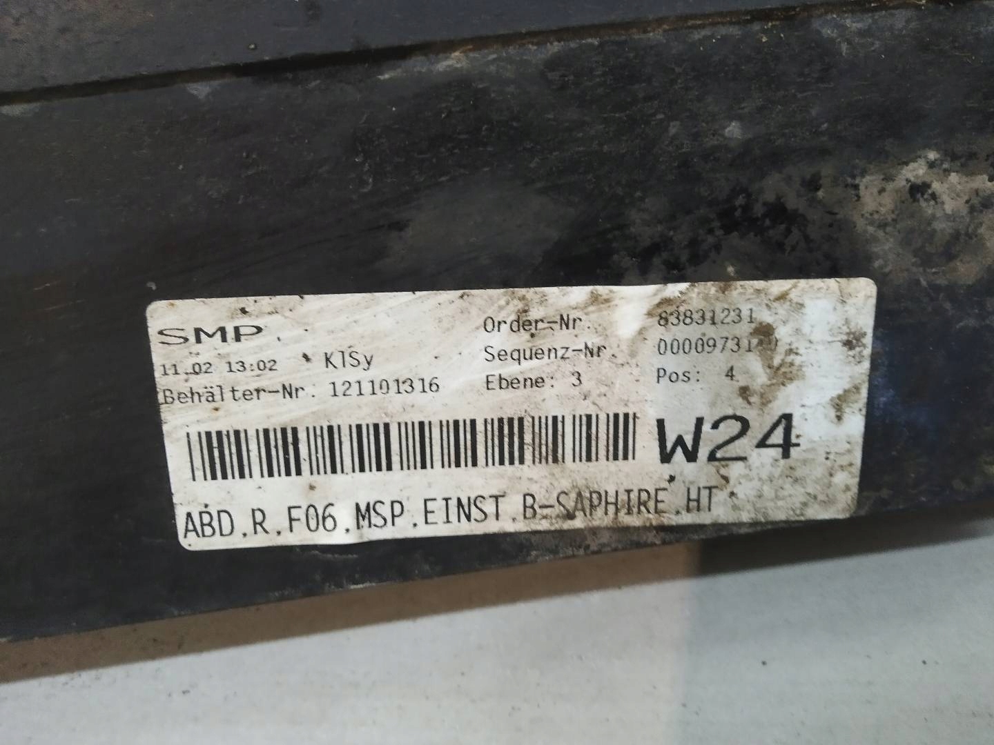 moulding threshold left right cap 475 m-packet Bmw Seria 6 F06 Gran Coupe