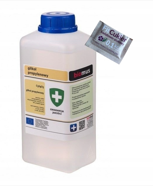 

Biomus Glikol Propylenowy Czysty 99,9% 1L