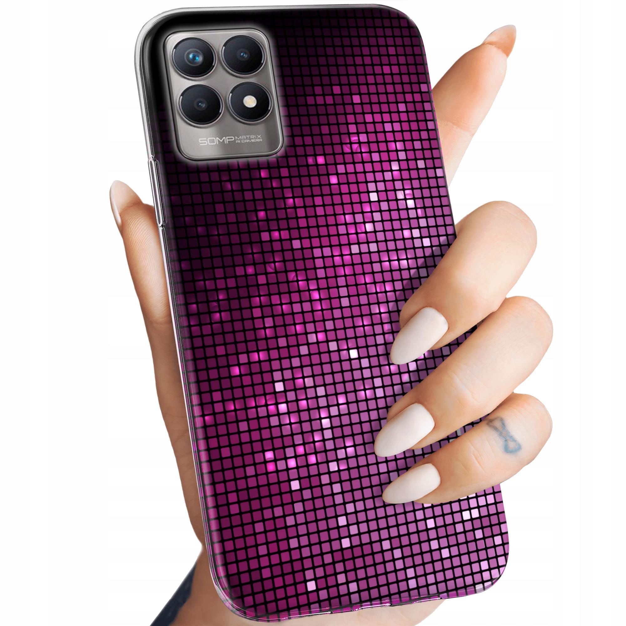 

Etui do Realme 8I Brokat Brokatowe Obudowa