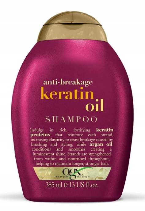 

Ogx, Szampon z olejkiem keratynowym, 385 ml