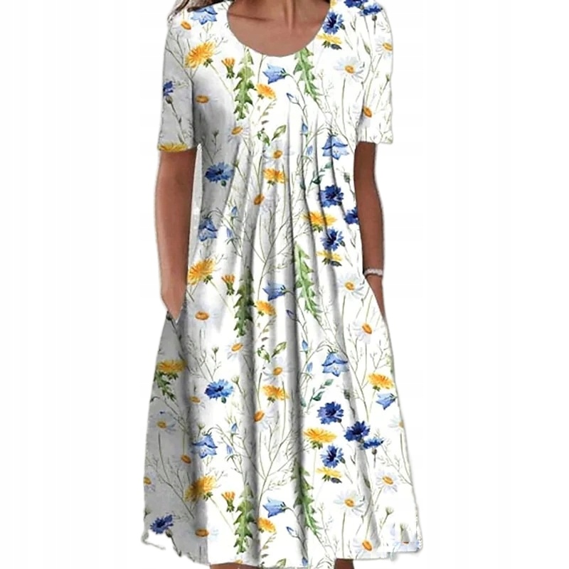 Spódnica prosta midi rozmiar XXL