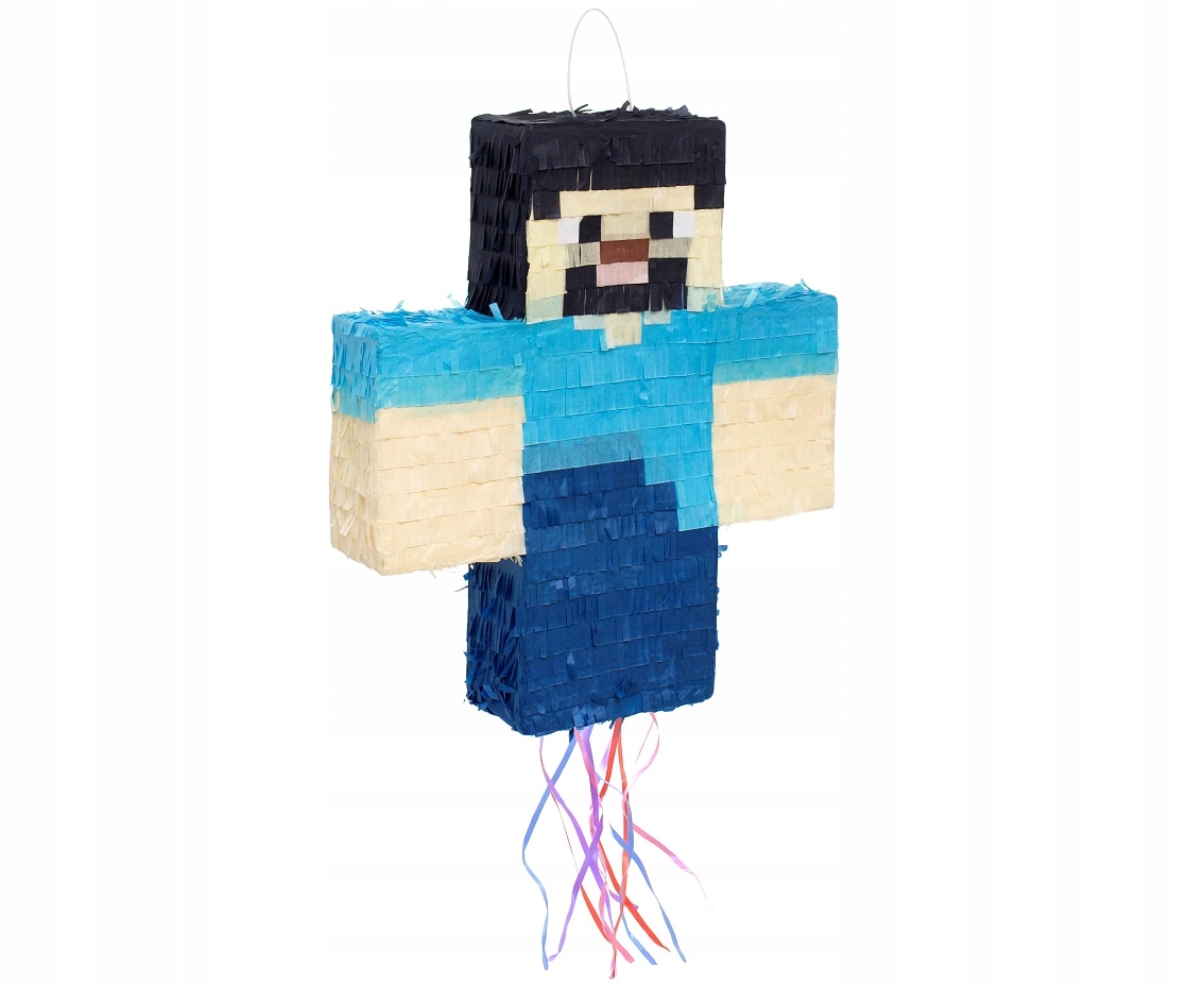 Piniata urodzinowa Mr. Pixel Minecraft