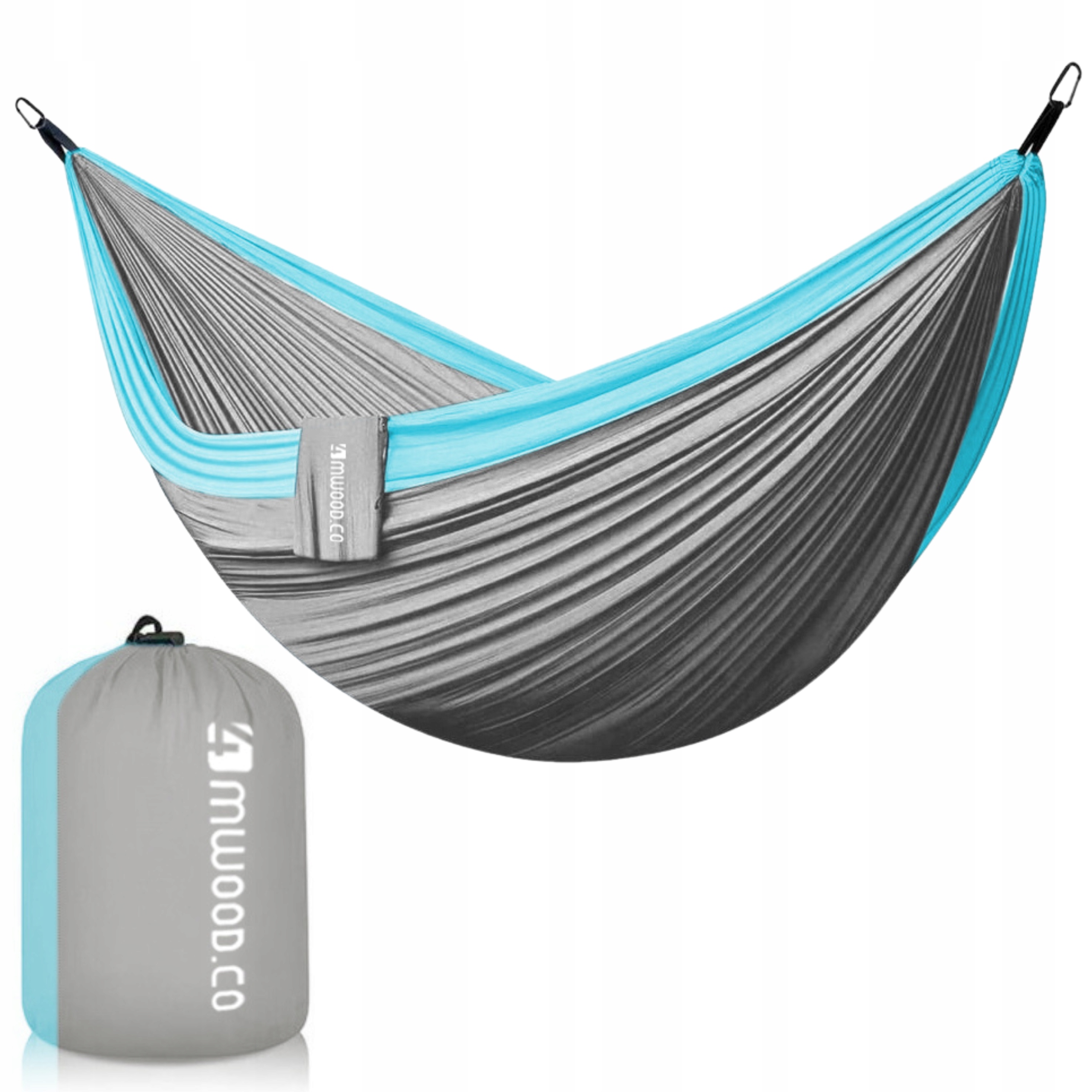 Hamak Turystyczny 2-OSOBOWY Do 300 Kg Ogrodowy Duży Lekki Huśtawka